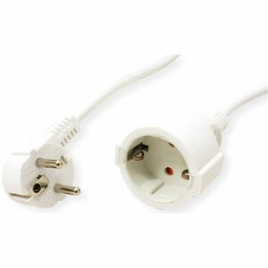 Value Verlängerungskabel - 10 m - Deutschland, Österreich, Niederlande - CEE 7/7 / CEE 7/3 - 250 V AC / 16 A, 230 V AC - Weiß