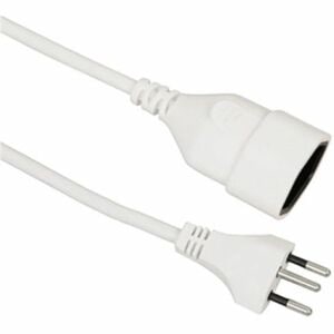 Value Verlängerungskabel - 3 m - Schweiz, Liechtenstein - Typ J / Typ J - 230 V AC / 10 A, 250 V - Weiß