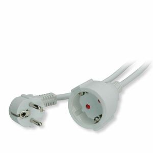 Value Verlängerungskabel - 3 m - Deutschland, Österreich, Niederlande - CEE 7/7 / CEE 7/3 - 250 V AC / 16 A, 230 V AC - Weiß