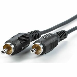 Value 10 m RCA Audiokabel - Cable for Audiogerät - Abschirmung - Schwarz