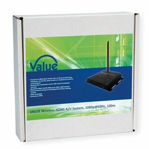 VALUE Wireless HDMI A/V System, 100 m