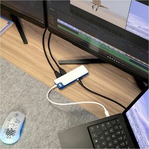 Hyper HyperDrive HD4103BUGL USB Type C Docking Station for Monitor, Desktop PC, Notebook, Tablet, Keyboard, Flash Drive - 