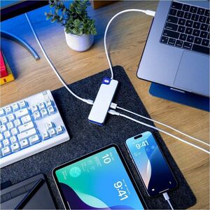 Targus HyperDrive Flex HD4102BUGL USB Type C Docking Station for Desktop PC, Hard Drive, Keyboard, Notebook, Tablet PC, Mo
