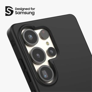 ZAGG Milan Snap Hülle für Samsung Galaxy S25 Ultra Smartphone - Strukturierte Griffflächen - Schwarz - Sturzsicher, Rutsch