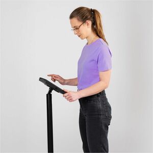 Compulocks iPad Air M2 & M3 11" , Apex Enclosure Swift Floor Stand - Black - iPad Air M2 & M3 11" , Apex Enclosure Swift F