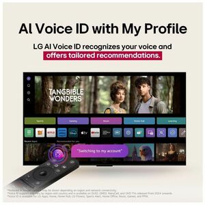 LG evo C5 OLED77C56LB 195.6 cm Smart OLED TV - 4K UHDTV - Apple HomeKit Supported - webOS 25 - Dolby Digital, AI Sound, Do