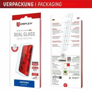 Displex Real Glass 10H Gehärtetes Glas Displayschutz für Samsung Galaxy A26 - Transparent - 1 - für Super AMOLED Smartphon