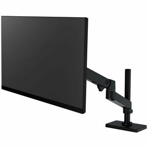 Ergotron 桌面安装座 用于 显示器, 液晶显示器 - 黑 - 可调节高度 - 1 显示器支持 - 86.4 cm (34") 支持屏幕 - 9.98 kg 承载量 - 100 x 100, 75 x 75 - VESA 安装兼容 - 铝