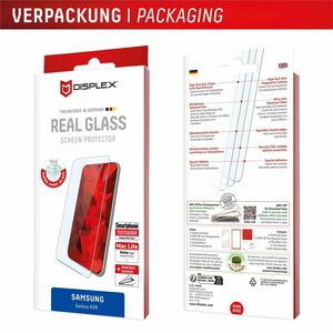 Displex Real Glass 10H Gehärtetes Glas Displayschutz für Samsung Galaxy A26 - Transparent - 1 - für Super AMOLED Smartphon