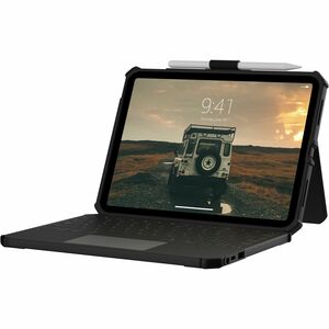 Urban Armor Gear Rugged Keyboard/Cover Case (Folio) for 27.9 cm (11") Apple iPad 11 (2025) Tablet - Black - Spill Proof, S