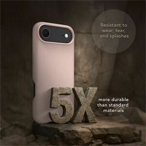 dbramante1928 ApS Roskilde Case for Apple iPhone Air Smartphone - Pink Sand - Soft-touch - Scratch Resistant, Stain Resist