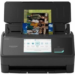 Ricoh ScanSnap iX2500 Large Format ADF/Manual Feed Scanner - 600 dpi Optical - Black - 45 ppm (Mono) - 45 ppm (Color) - Co