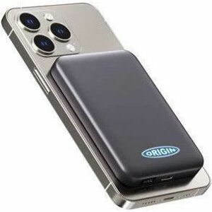 Origin Power Bank - Black - For Mobile Phone, Smartphone - Lithium Polymer (Li-Polymer) - 10000 mAh - 15 W - USB Type-C Co