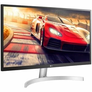 LG 27UL500-W 27" (68.6 cm) Class 4K UHD LCD Monitor - 16:9 - White - 27" (68.6 cm) Viewable - In-plane Switching (IPS) Tec