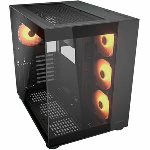 COUGAR CGR-5KA1B-RGB Gabinete para computadora gamer - ATX, Mini ITX, Micro ATX Placa base admitida - Media Torre - Crista