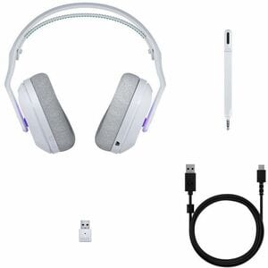Logitech G G522 Wired/Wireless Over-the-head Stereo Gaming Headset - White - Binaural - Circumaural - 3000 cm - Bluetooth 