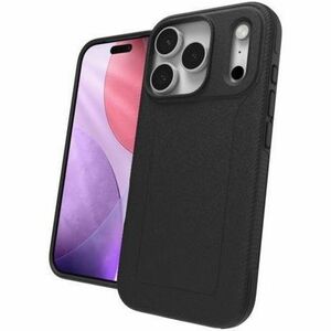ZAGG Luxe Snap Case for Apple iPhone 17 Pro Smartphone - Textured Panels - Black - Impact Resistant, Scratch Resistant, Dr
