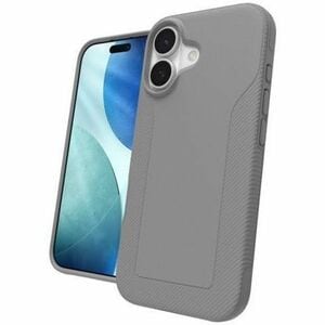 ZAGG Luxe Snap Case for Apple iPhone 17 Smartphone - Textured Grip - Grey - Drop Resistant, Impact Resistant, Scratch Resi