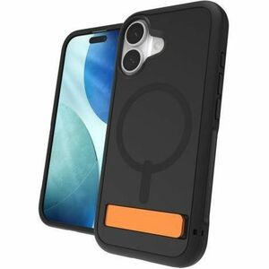 ZAGG Sedona Snap Case for Apple iPhone 17 Smartphone - Flood Black - Impact Absorbing, Drop Resistant, Impact Resistant, S
