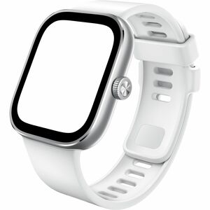 Redmi Watch 4 Smart Watch - Quadrado Case Shape - Prata Body Color - Aço inoxidável, Vidro Body Material - Metal, Liga de 