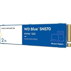 WD Blue SN570 WDS200T3B0C 2 TB Solid State Drive - M.2 2280 Internal - PCI Express NVMe (PCI Express NVMe 3.0 x4) - 600 TB