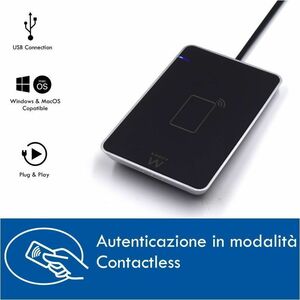 Lettore di Smart Card ITB Contactless - Servizio sanitario - Wireless - NFCUSB 2.0