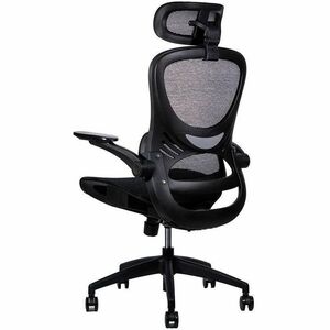 Silla ejecutiva Naceb Alto - Malla Seat - Malla Back - 3+ Base - Negro - Poliuretano, Cloruro de Polivinilo (PVC) - Apoyab