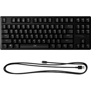 HyperX Alloy Origins Core Rugged Projection Keyboard - Cable Connectivity - USB Type C Interface - RGB LED - English (US) 