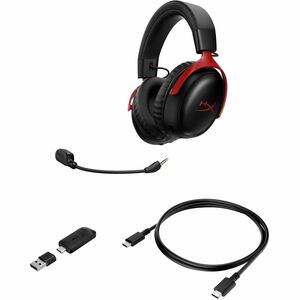 HyperX Cloud III S Wireless Headset (Black/Red)