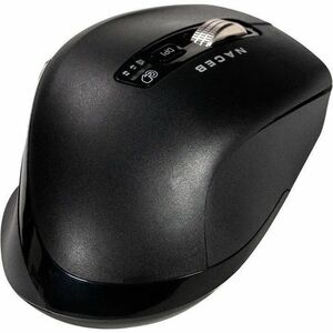 Mouse Naceb - Radiofrecuencia - USB - 6 Botón(es) - Negro - Inalámbrico - 2.40GHz - Recargable - 3200 dpi