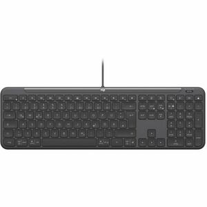 Logitech Signature Slim MK620 Keyboard & Mouse - QWERTY - German - USB Type C Scissors Cable Keyboard - Keyboard/Keypad Co