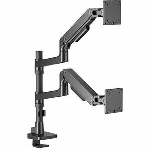 Amer HYDRA Elite HYDRA2HDGB Mounting Arm for Monitor, Display, Curved Screen Display - Black - Landscape/Portrait - 2 Disp