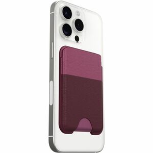 OB SYMMETRY CACTUS LEATHER MAGSAFE WALLET MAROON BELLS-PINK