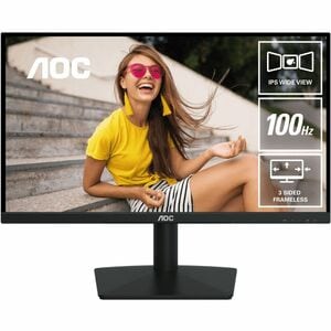 AOC 24B15H2 23.8in 100Hz FHD IPS Home and Business Monitor Flicker Free Low Blue Mode 1920x1080 16:9 8ms GTG 1000:1 Contra