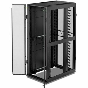 APC by Schneider Electric NetShelter SX 42U Enclosed Cabinet Rack Cabinet for Server, Data Center - 482.60 mm Rack Width x