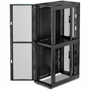APC by Schneider Electric NetShelter SX 42U Enclosed Cabinet Rack Cabinet for Server, Data Center - 482.60 mm Rack Width x