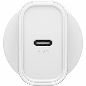 OtterBox 20 W AC Adapter - 1 USB Type-C - For Smartphone, Tablet - White