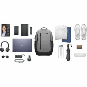 Dell EcoLoop Urban Carrying Case (Backpack) for 35.6 cm (14") to 40.6 cm (16") Notebook - Heather Gray - Water Resistant E