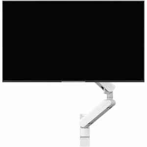 Vogel's MOMO 4136 Mounting Arm for Monitor, Display Screen - White - Height Adjustable - 1 Display(s) Supported - 25.4 cm 