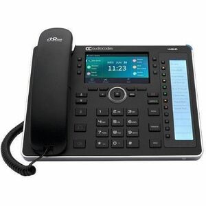 AudioCodes 445HD IP Phone - Corded - Corded/Cordless - Wi-Fi - Black - VoIP - 10.9 cm (4.3") LCDNetwork (RJ-45) - PoE Ports