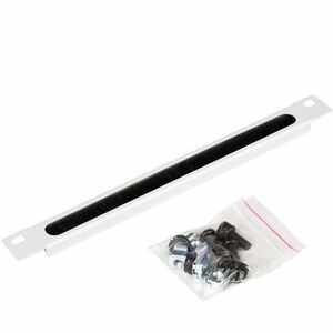 Roline Cable Routing - Light Grey - Cable Duct - 0.5U Rack Height - Steel