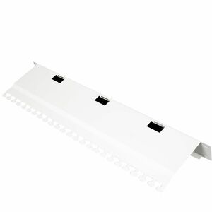 Roline Cable Routing - Light Grey - Cable Entry Brush - 1U Rack Height - Steel