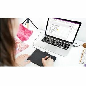 Wacom One Grafiktablett - Kabellos - Bluetooth/Wi-Fi - Stift - 1 x USB - Mac, Android, Chrom