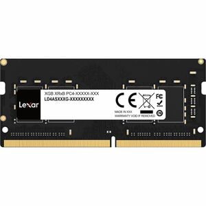 Module mémoire Lexar® DDR4 8 Go 260 broches So-DIMM 3200 Mbps, CL22, 1,2 V - Emballage sous blister - Non-ECC - Non buffer