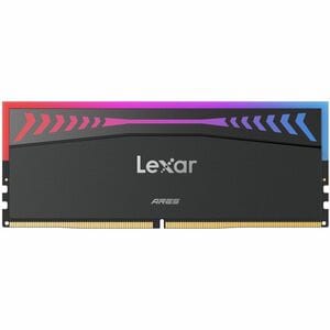 Module mémoire gaming Lexar® Ares DDR5 2nd génération 7600 CL36 1,4 V avec dissipateur thermique et éclairage RGB, Kit 32G