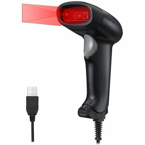Adesso NuScan 2600U Logistics, Warehouse Handheld Barcode Scanner - Cable Connectivity - 30 scan/s - 304.80 mm Scan Distan
