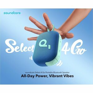 soundcore SoundCore Select 4 Go Pórtatil Bluetooth Sistema de Altavoces - 5W RMS - Azul - Batería Recargable