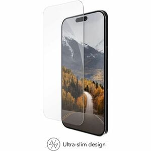 dbramante1928 ApS eco-protect 9H Tempered Glass Screen Protector for Apple iPhone Air - Clear, Black - 1 Piece - For 17 cm