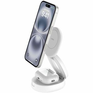 Belkin BoostCharge Induktionsladegerät - Weiß - für Qi2-fähiges Gerät - Magnetisch