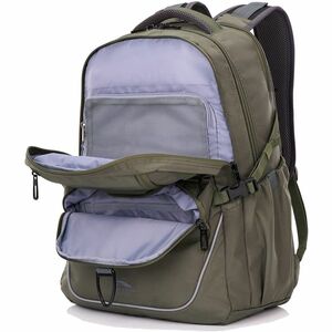 High Sierra Carrying Case (Backpack) for 43.2 cm (17") Notebook - Khaki - RFID Resistant - Polyester Body - Shoulder Strap
